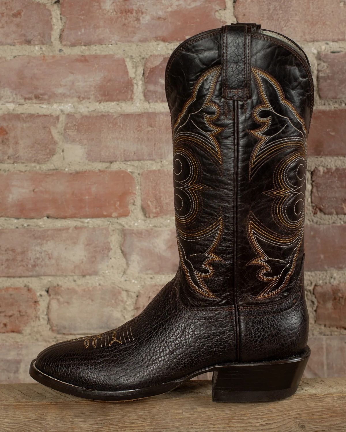 HONDO MEN'S VOLCANO BOOT - BROWN BULLHIDE/BROWN