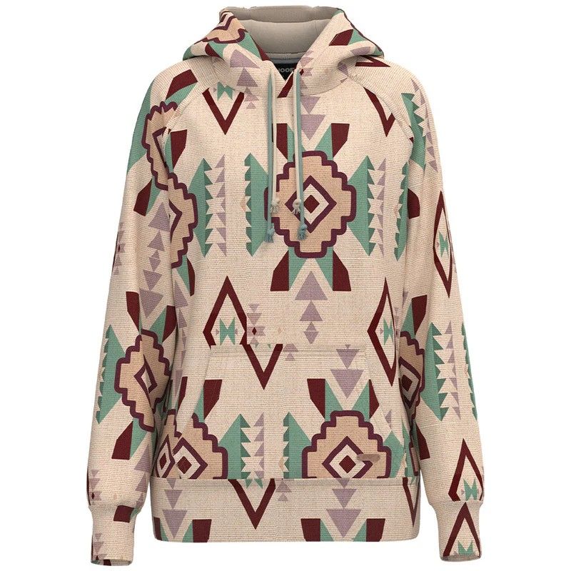 HOOEY GIRLS' "PLAYA" AZTEC PATTERN HOODIE