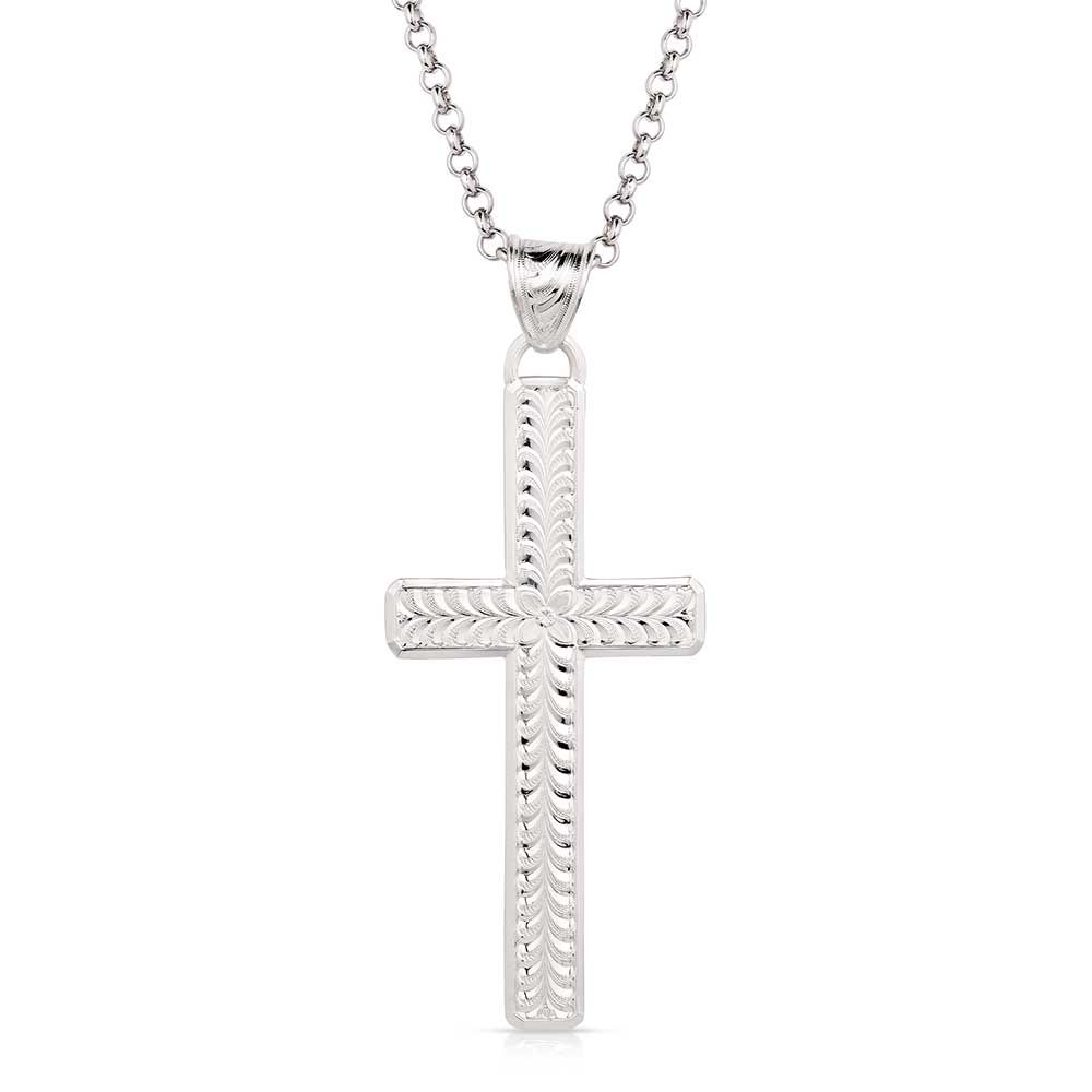 MONTANA SILVERSMITHS BRILLIANT BELIEF CROSS NECKLACE