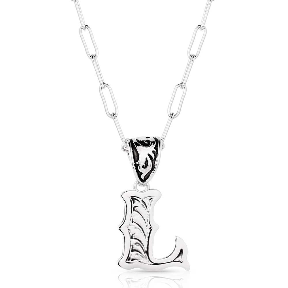 MONTANA SILVERSMITHS FILIGREE INITIAL L