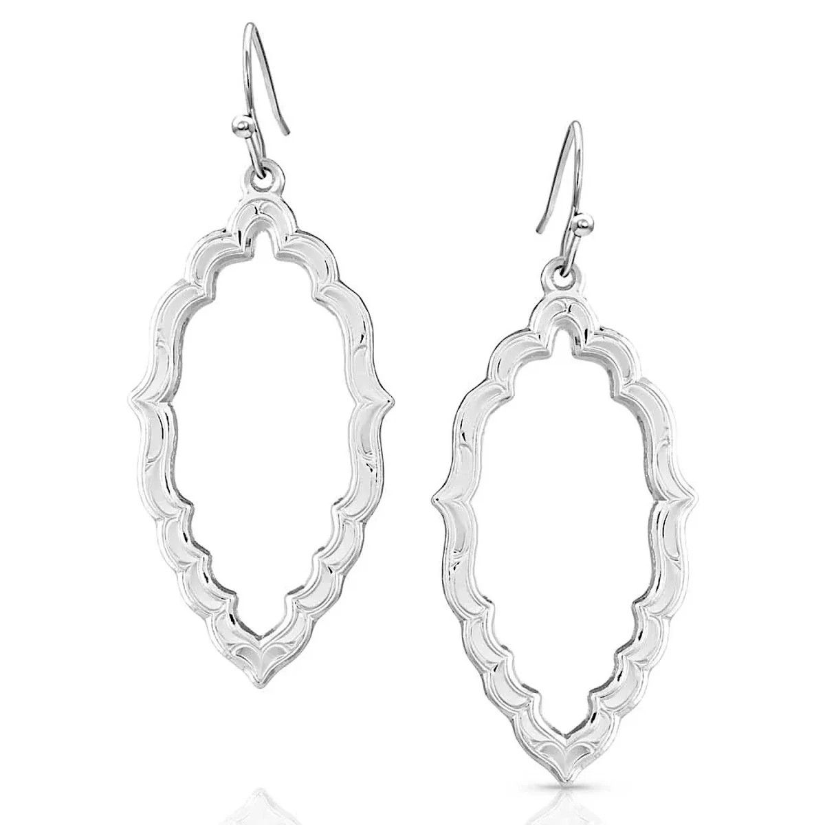 MONTANA SILVERSMITHS FRAMED ILLUSION EARRINGS