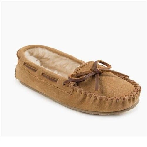 MINNETONKA GIRLS' CASSIE MOCS - CINNAMON