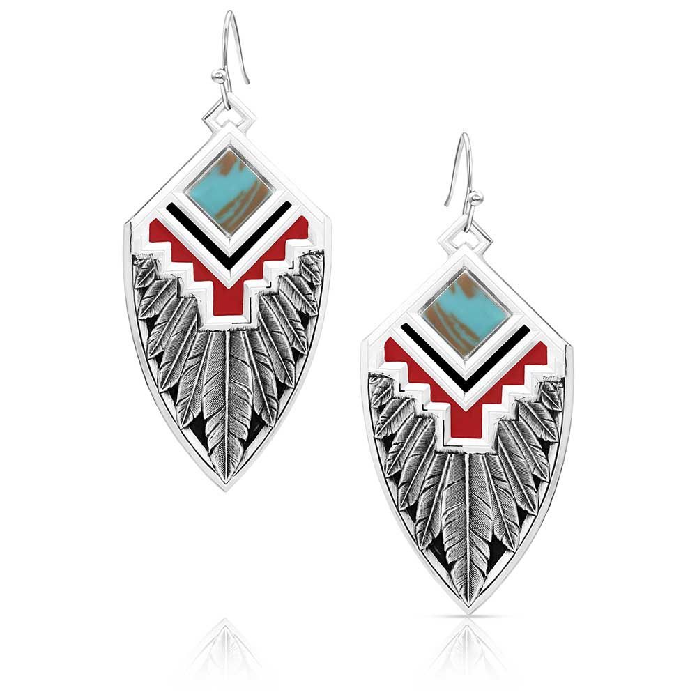MONTANA SILVERSMITHS SOUTHWEST AURA EARRINGS