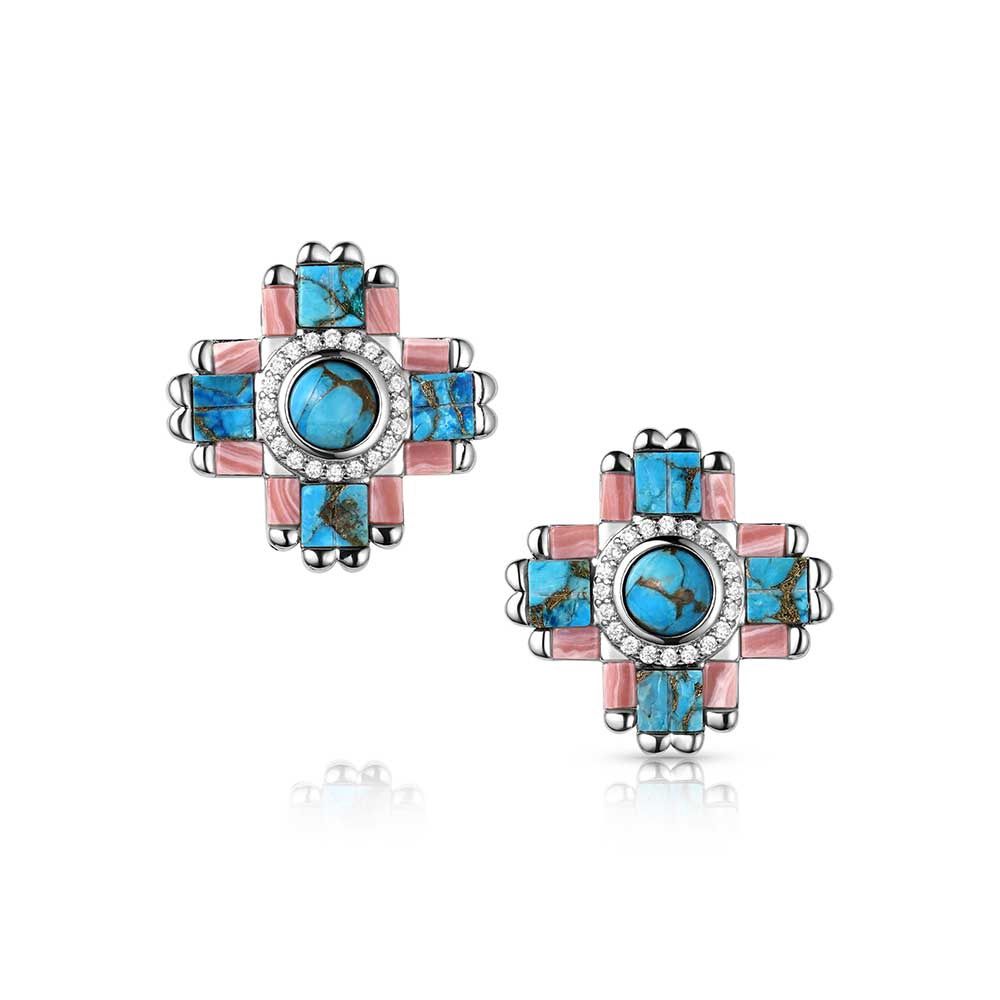 MONTANA SILVERSMITHS TURQUOISE BLUSH EARINGS