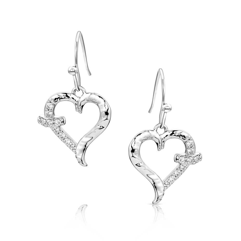 MONTANA SILVERSMITHS WITH LOVE HEART EARRINGS