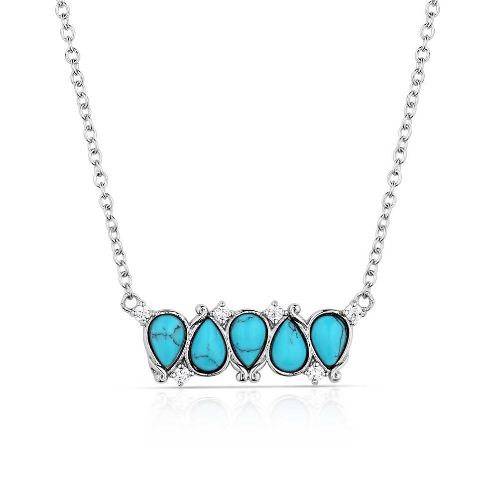 MONTANA SILVERSMITHS BLUE SANDS TURQUOISE NECKLACE