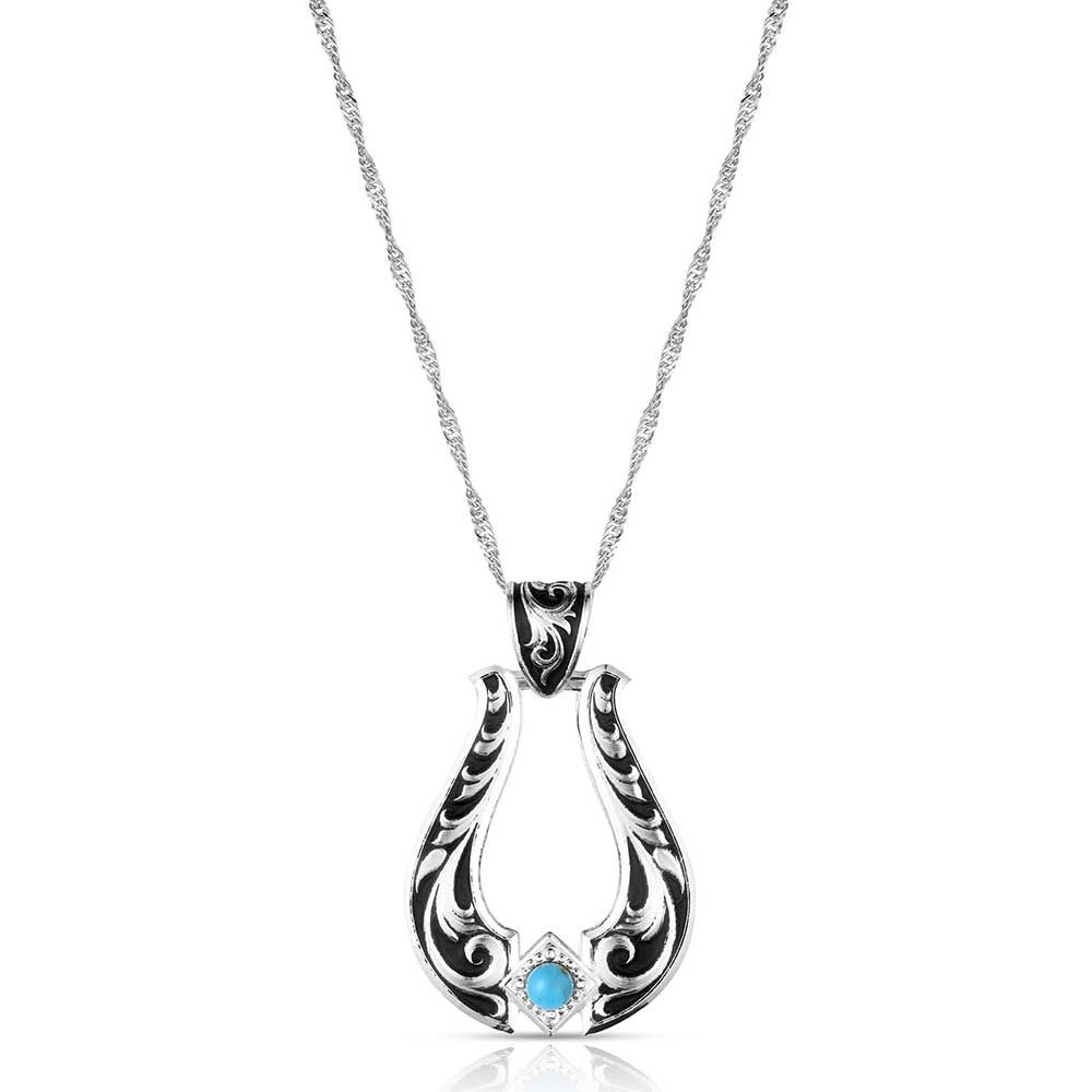 MONTANA SILVERSMITHS CALLIE'S TURQOUISE TRAIL NECKLACE