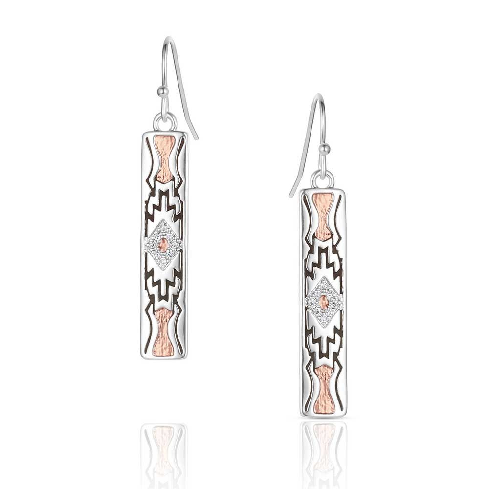 MONTANA SILVERSMITHS MONTA GOLDEN HORIZON BAR EARRINGS