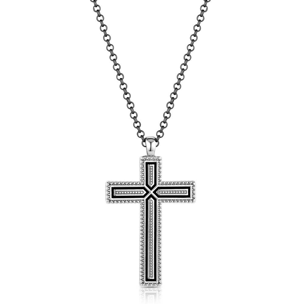 MONTANA SILVERSMITHS STABILITY IN FAITH CROSS NECKLACE