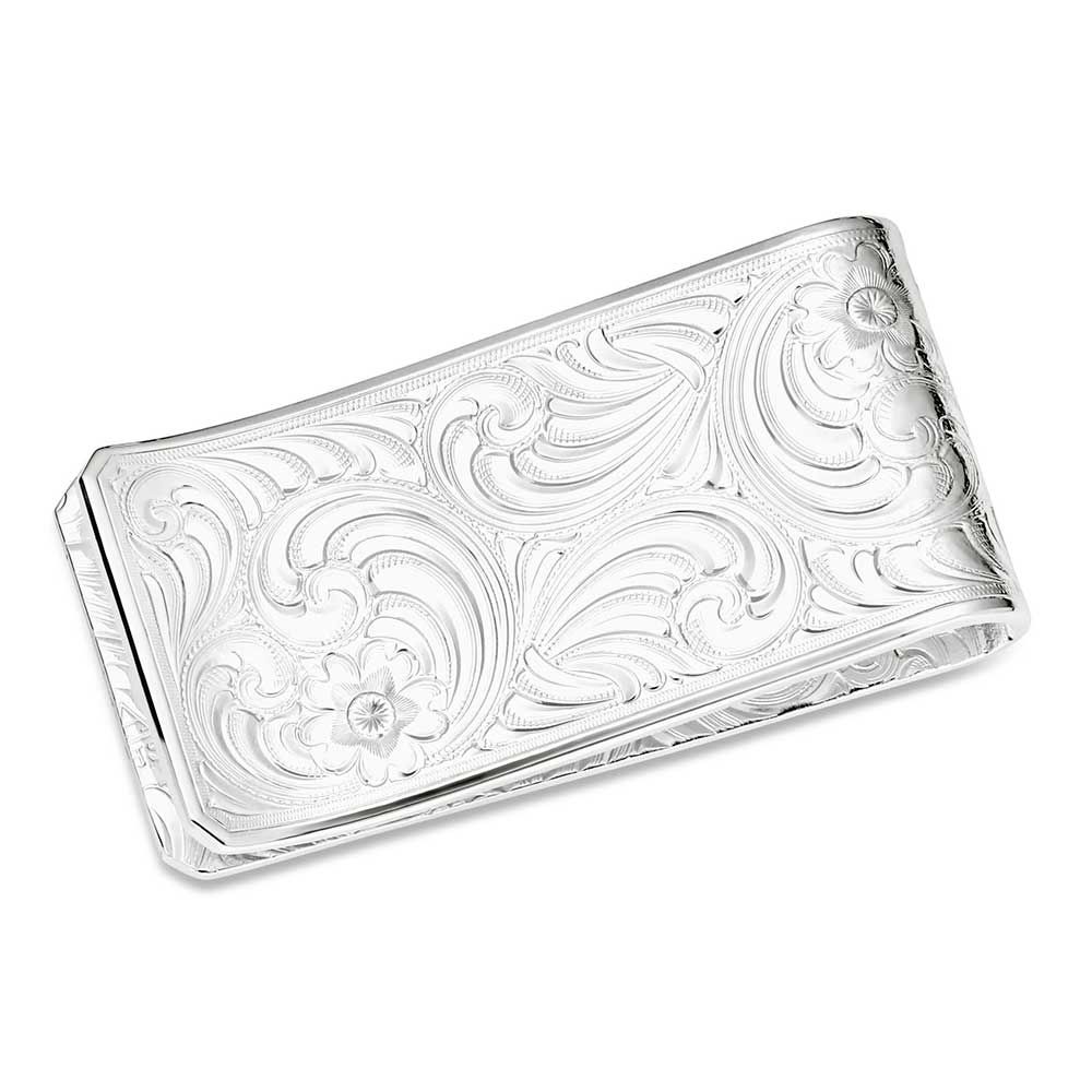 MONTANA SILVERSMITHS SILVER AMERICAN MADE STRENGTH MONEY CLIP