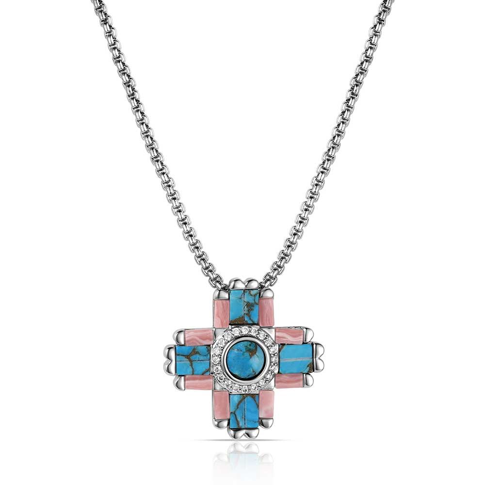 MONTANA SILVERSMITHS TURQUOISE BLUSH NECKLACE