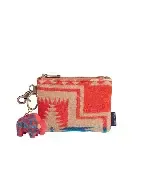 PENDLETON ID POUCH, COLOR: RED, STYLE: HARDING