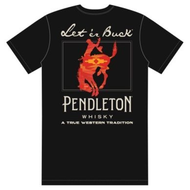 PENDLETON MEN'S WHISKEY LET 'ER BUCK GRAPHIC TEE