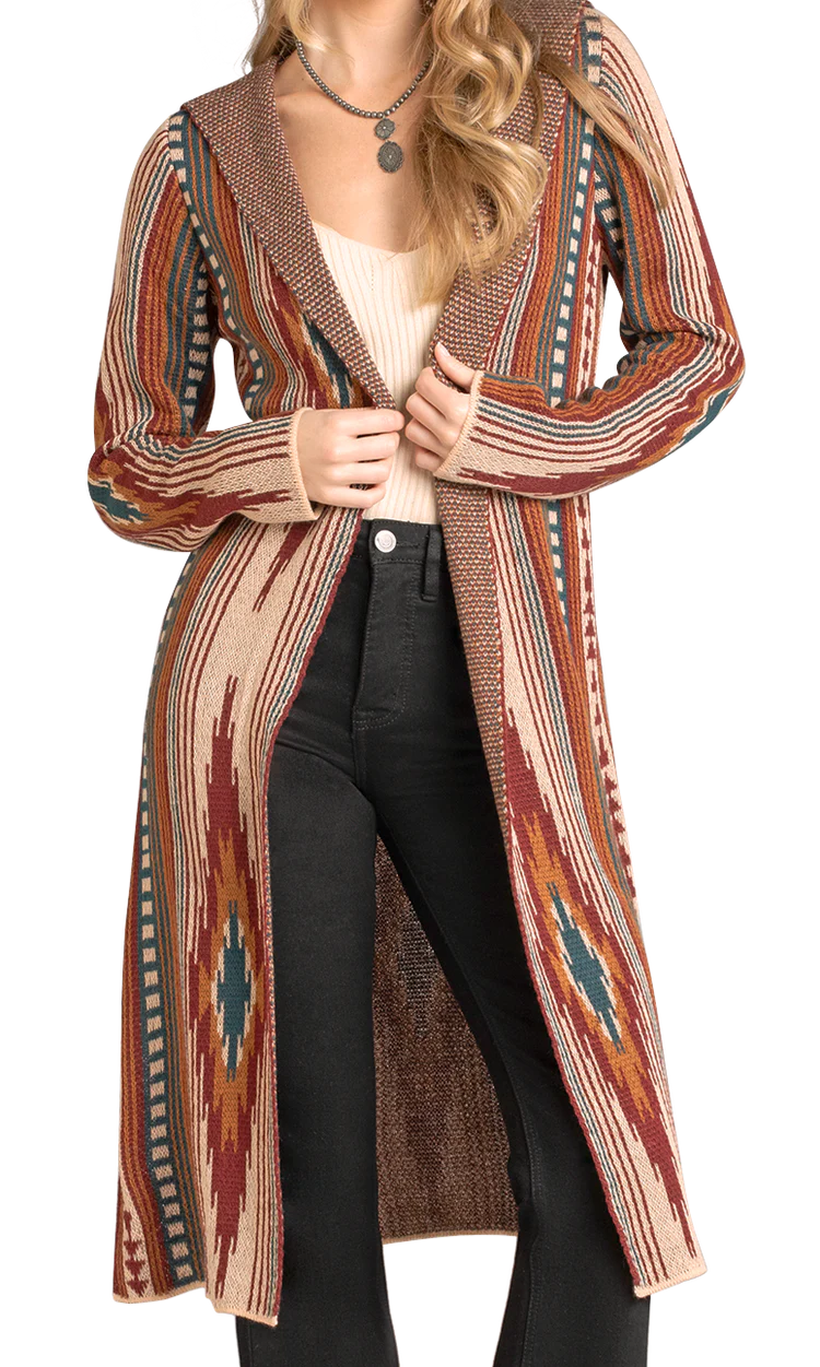 ROCK &amp; ROLL DENIM WOMEN'S SWEATER DUSTER