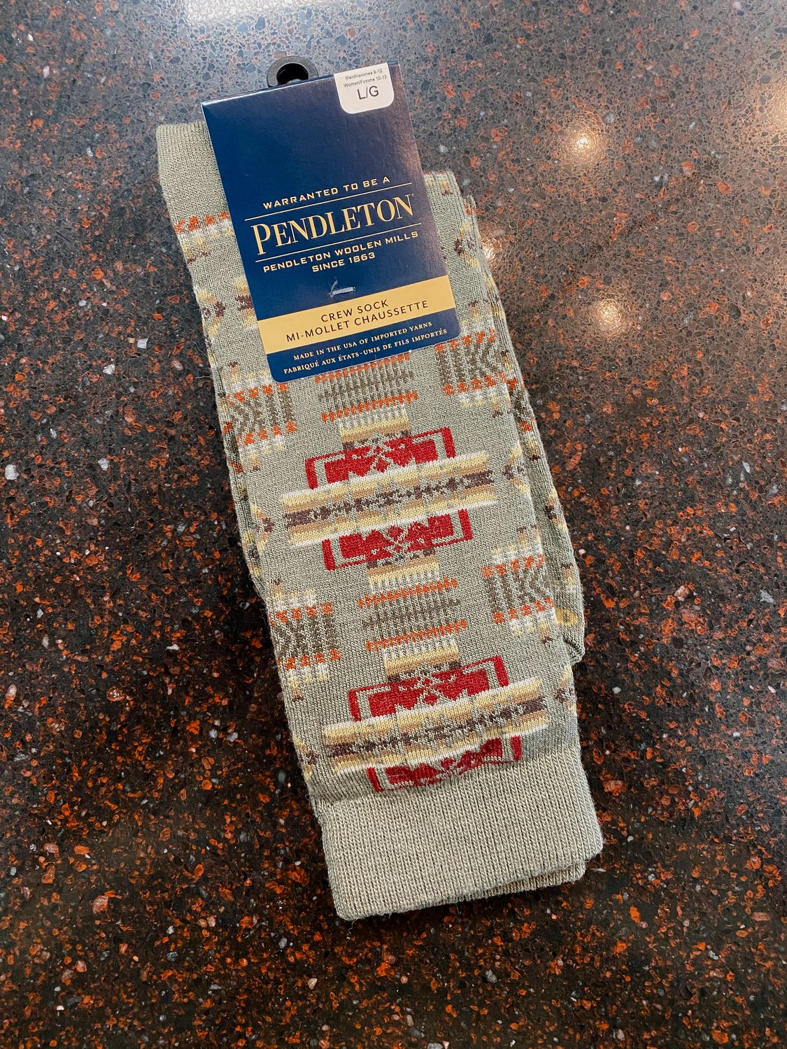 PENDLETON AZTEC CREW SOCK