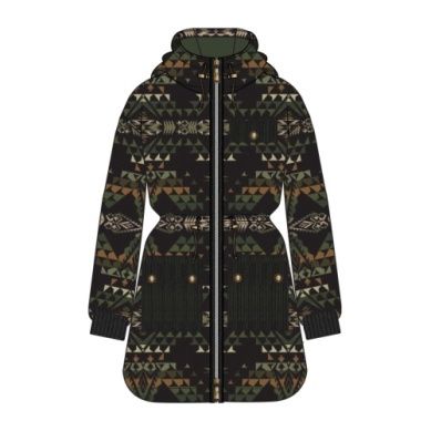 PENDLETON WOMEN'S POWDER RIVER ANORAK RIPSTOP COAT - SILVERBARK