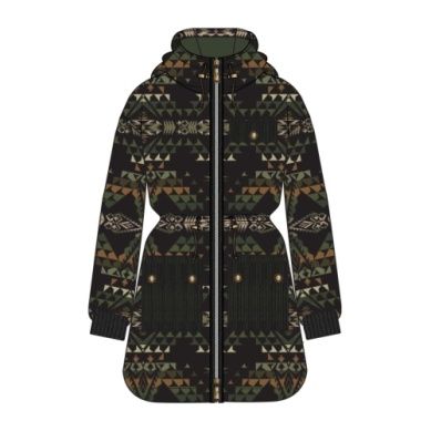 PENDLETON WOMEN'S POWDER RIVER ANORAK RIPSTOP COAT - SILVERBARK