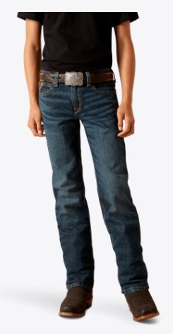 ARIAT BOYS' B5 SLIM STRAIGHT JEAN - DUSTIN