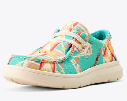 ARIAT KIDS' HILO SHOE - TURQUOISE TEMPLE ARIAT KIDS' HILO SHOE - TURQUOISE TEMPLE