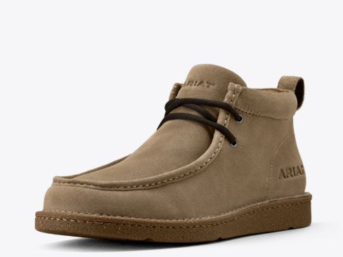 ARIAT MEN'S CLEAN COUNTRY SHOE - CINNAMON BROWN SUEDE