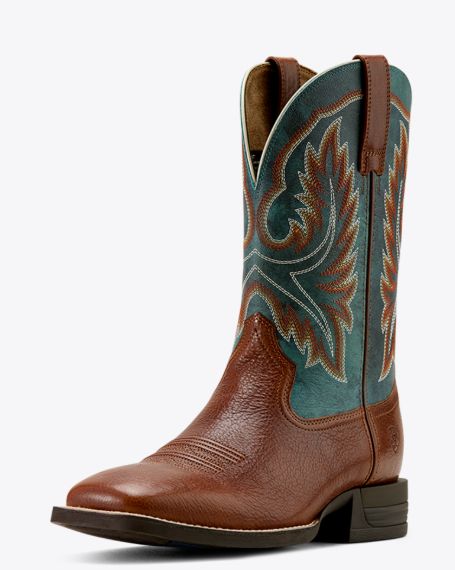ARIAT MEN'S WILDER LUNA BOOT - TAN/FORGED GREEN ARIAT MEN'S WILDER LUNA BOOT - TAN/FORGED GREEN