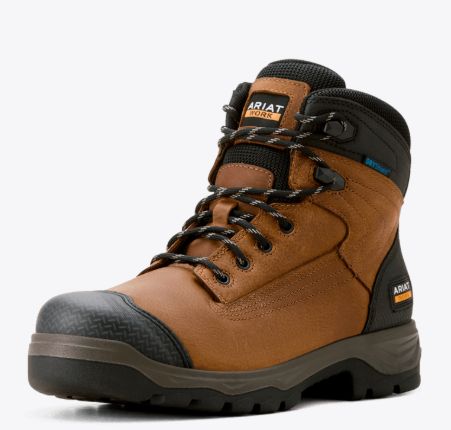 ARIAT MEN'S TURBO DURATREAD XTR 6" WATERPROOF WORK BOOT