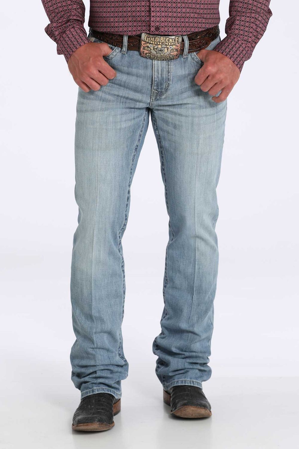 CINCH MEN'S IAN SLIM FIT JEAN - LIGHT STONE