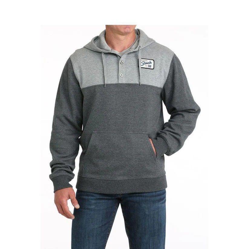 CINCH MEN'S' PULLOVER HOODIE - CHARCOAL