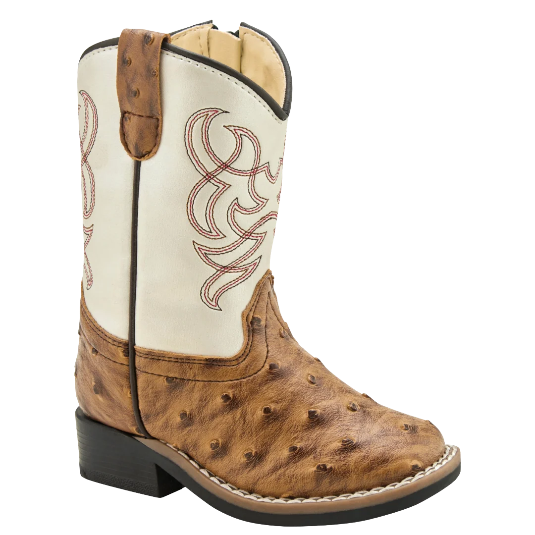 OLD WEST BOYS' OSTRICH BOOT