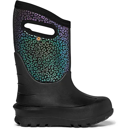 BOGS GIRLS' NEO CLASSIC BOOT - RAINBOW LEOPARD