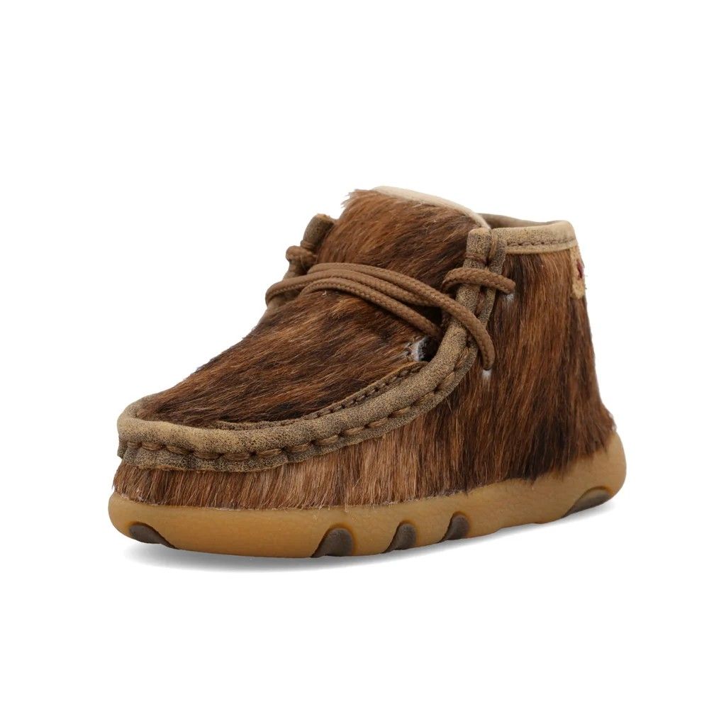 TWISTED X INFANT CHUKKA DRIVING MOC - LIGHT BRINDLE