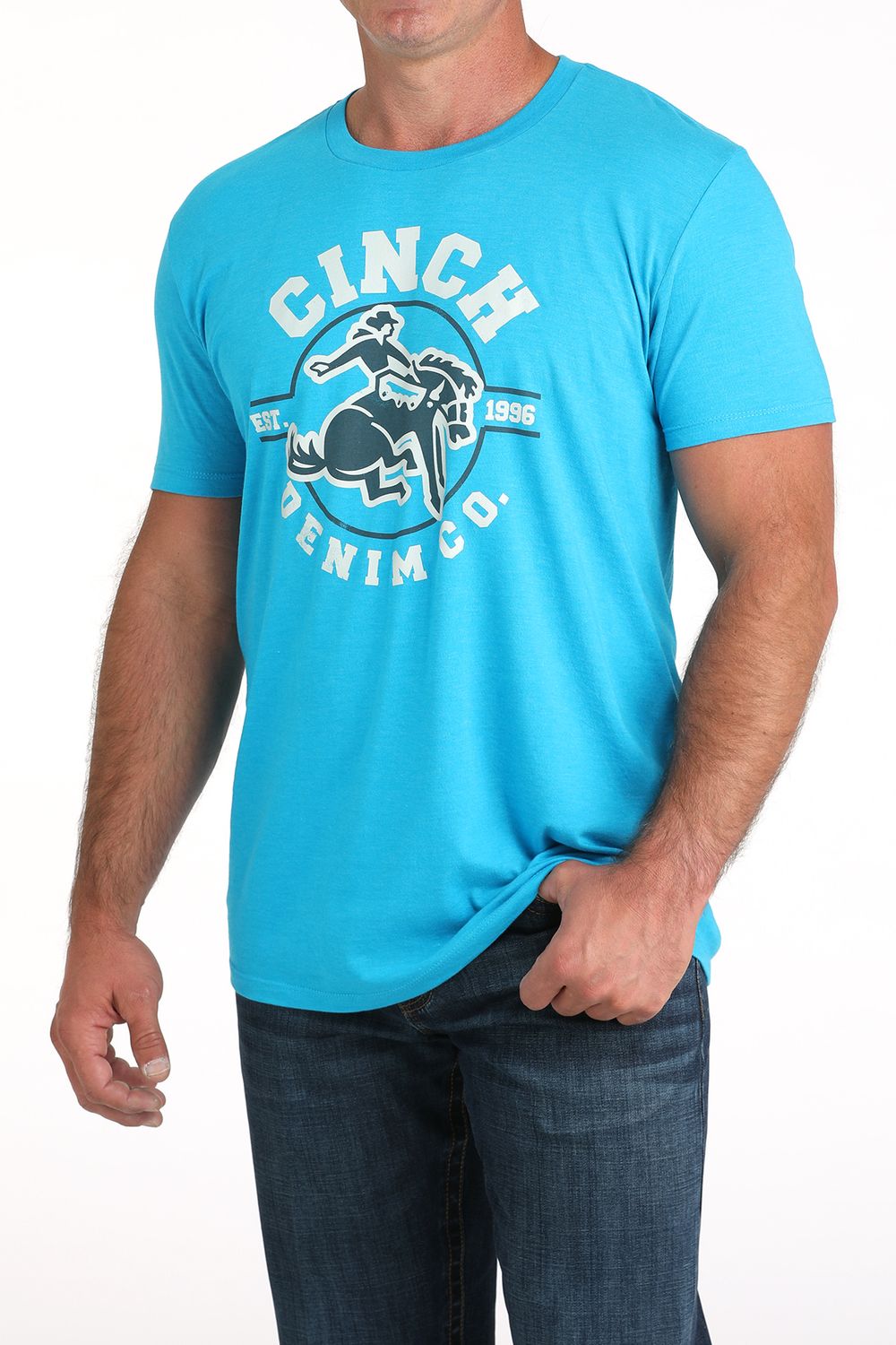CINCH MEN'S GRAPHIC TEE - BLUE