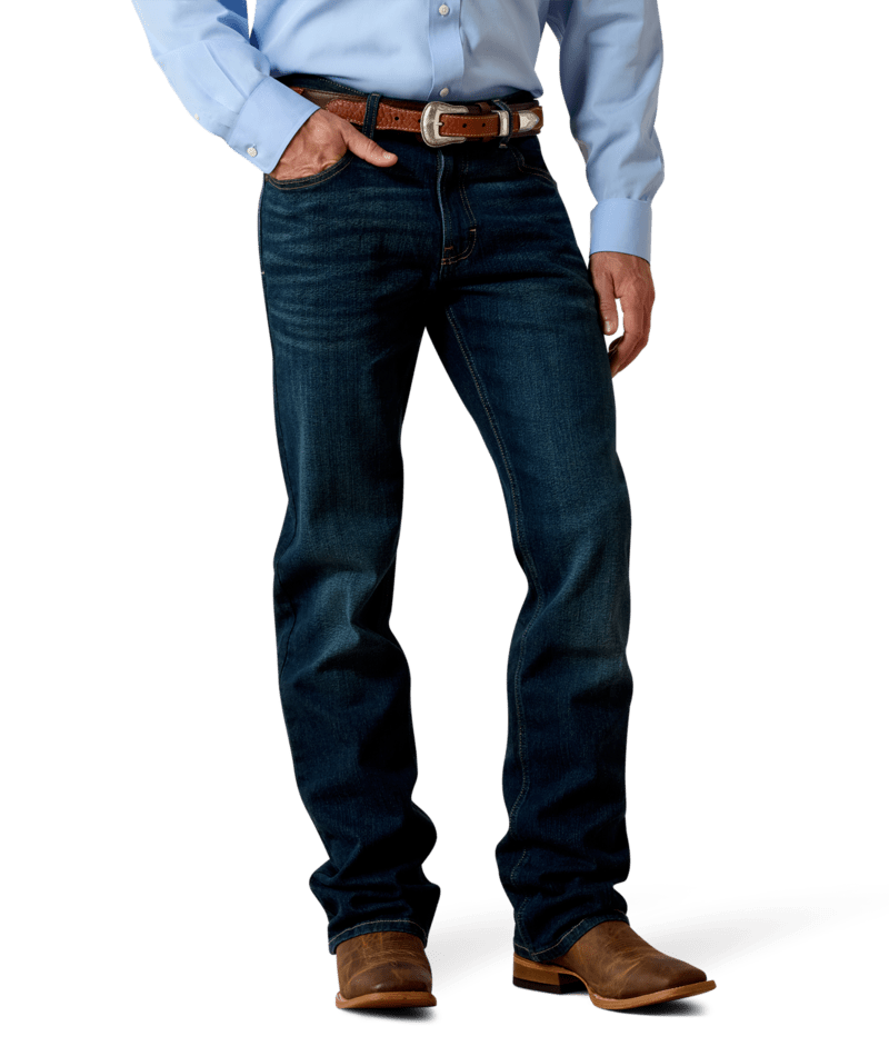 ARIAT MEN'S M5 SLIM STRETCH LEGACY STACKABLE STRAIGHT LEG JEAN - DURHAM