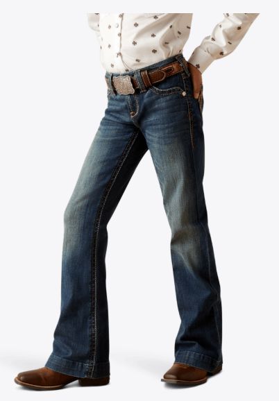 ARIAT GIRLS' TROUSER JEAN