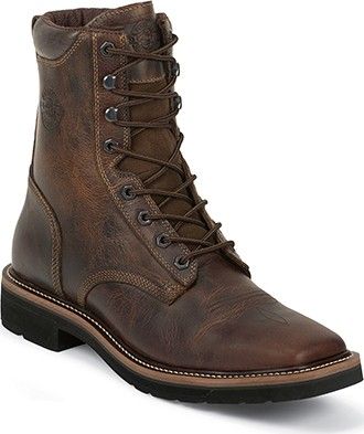JUSTIN MEN'S SHOE - RUGGED TAN