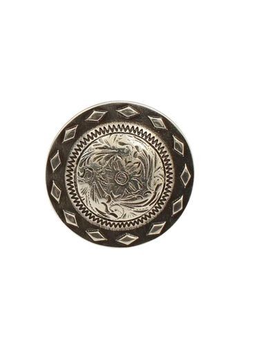 M &amp; F WESTERN ROUND FLORAL SCARF SLIDE