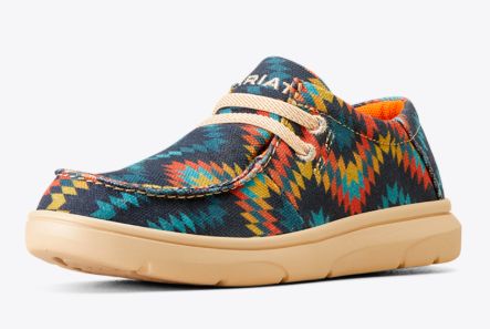 ARIAT KIDS' HILO SHOE - BLUE AZTEC ARIAT KIDS' HILO SHOE - BLUE AZTEC