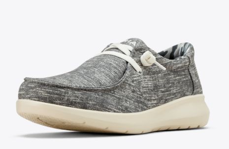 ARIAT MEN'S WASHED DENIM HILO SHOE - GREY