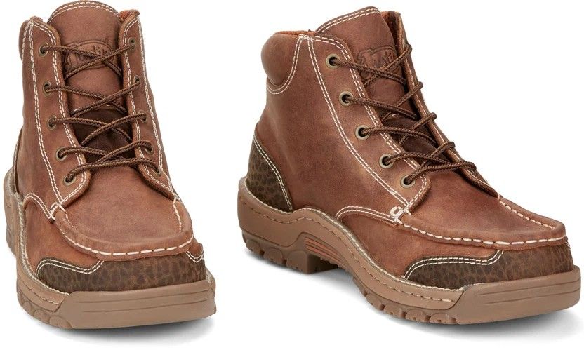 JUSTIN MEN'S CORBETT SORREL COWHIDE WORK BOOT