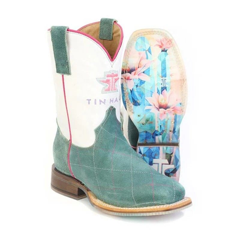 TIN HAUL GIRLS' DIAMOND/CACTUS ROSE BOOT