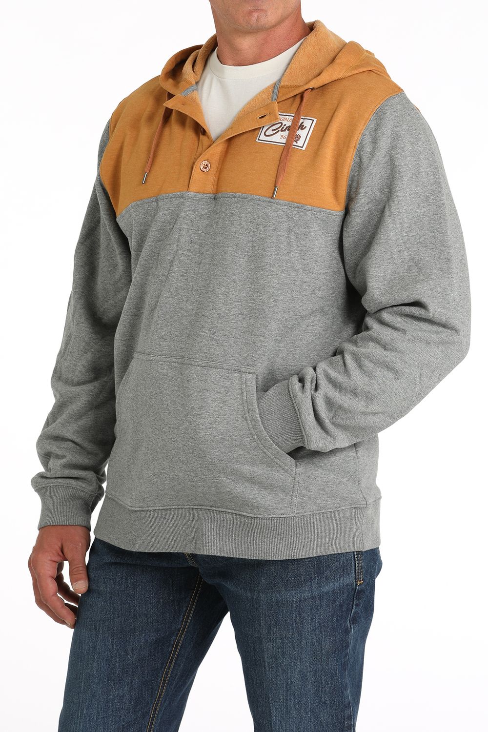 CINCH MEN'S 1/4 ZIP PULLOVER - NAVY