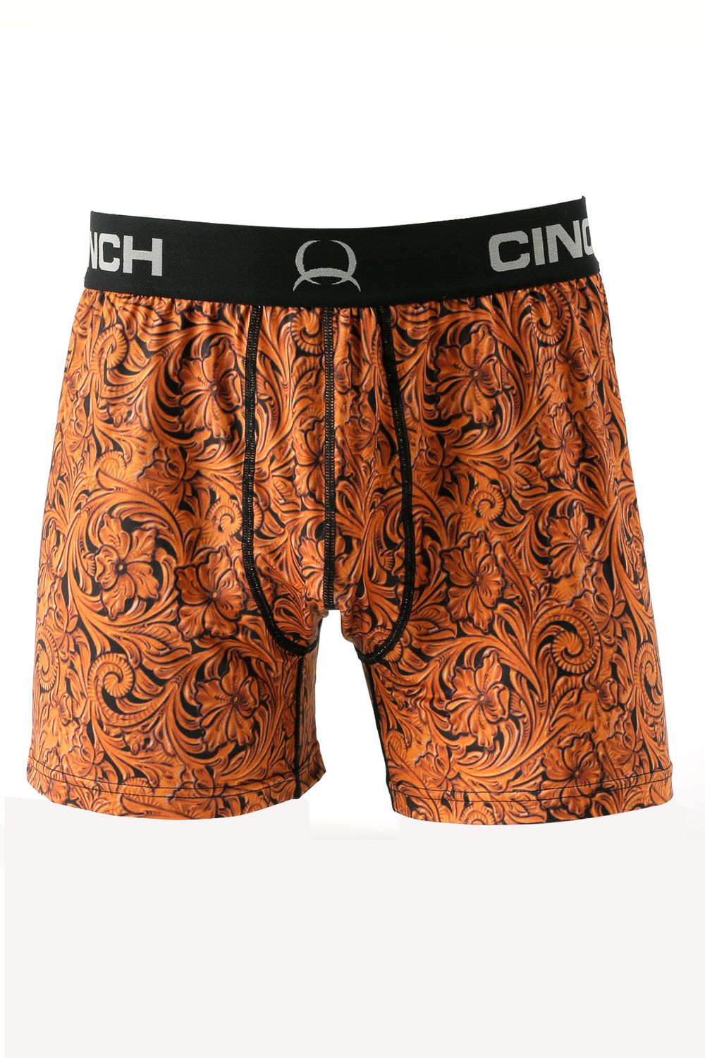 CINCH MEN'S LOOSE FIT BOXER - LEATHER PRINT