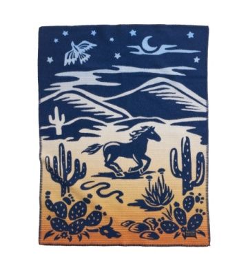 PENDELTON JACQUARD CRIB BLANKET - DESERT DREAM