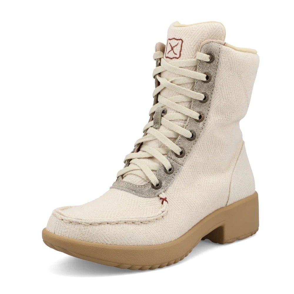 TWISTED X WOMEN'S 8" PLATFORM CASUAL BOOT - OATMEAL/NATURAL