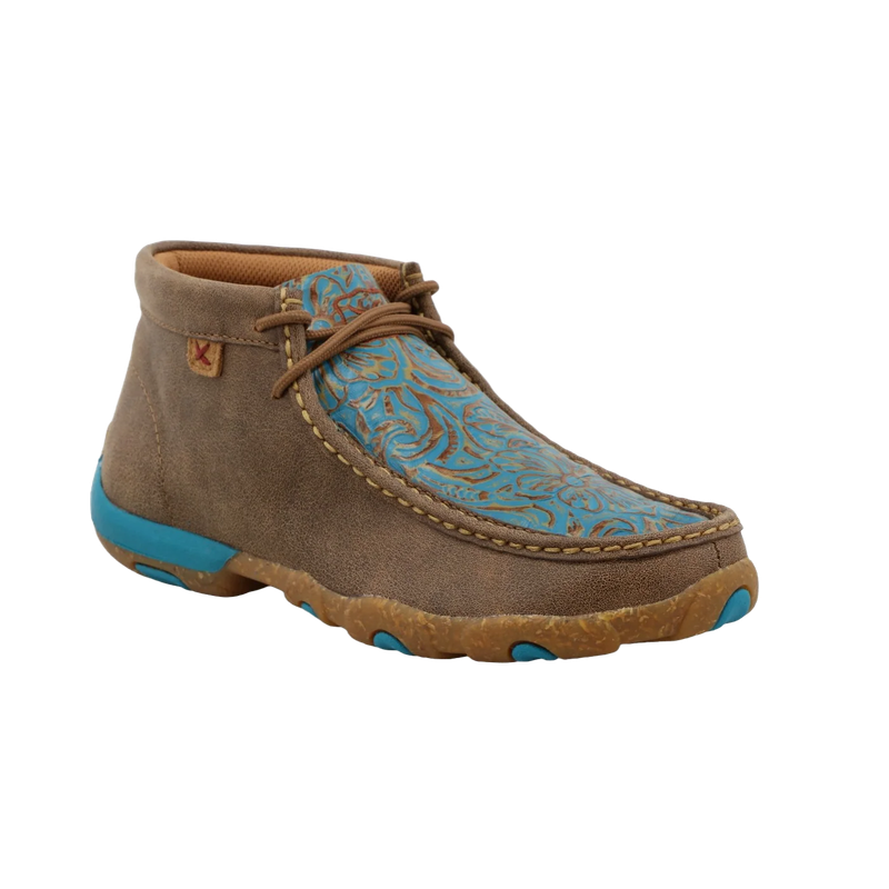 TWISTED X WOMEN'S CHUKKAS - BOMBER/TURQUOISE TWISTED X WOMEN'S CHUKKAS - BOMBER/TURQUOISE