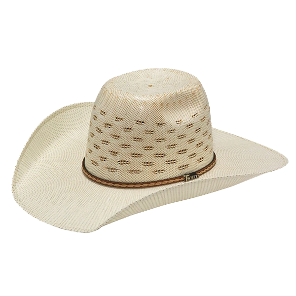 TWISTER BANGORA HAT - IVORY/TAN