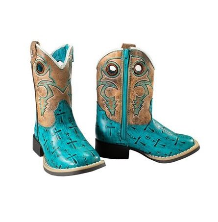 TWISTER GIRLS' BOOT - TURQUOISE EDEN TWISTER GIRLS' BOOT - TURQUOISE EDEN