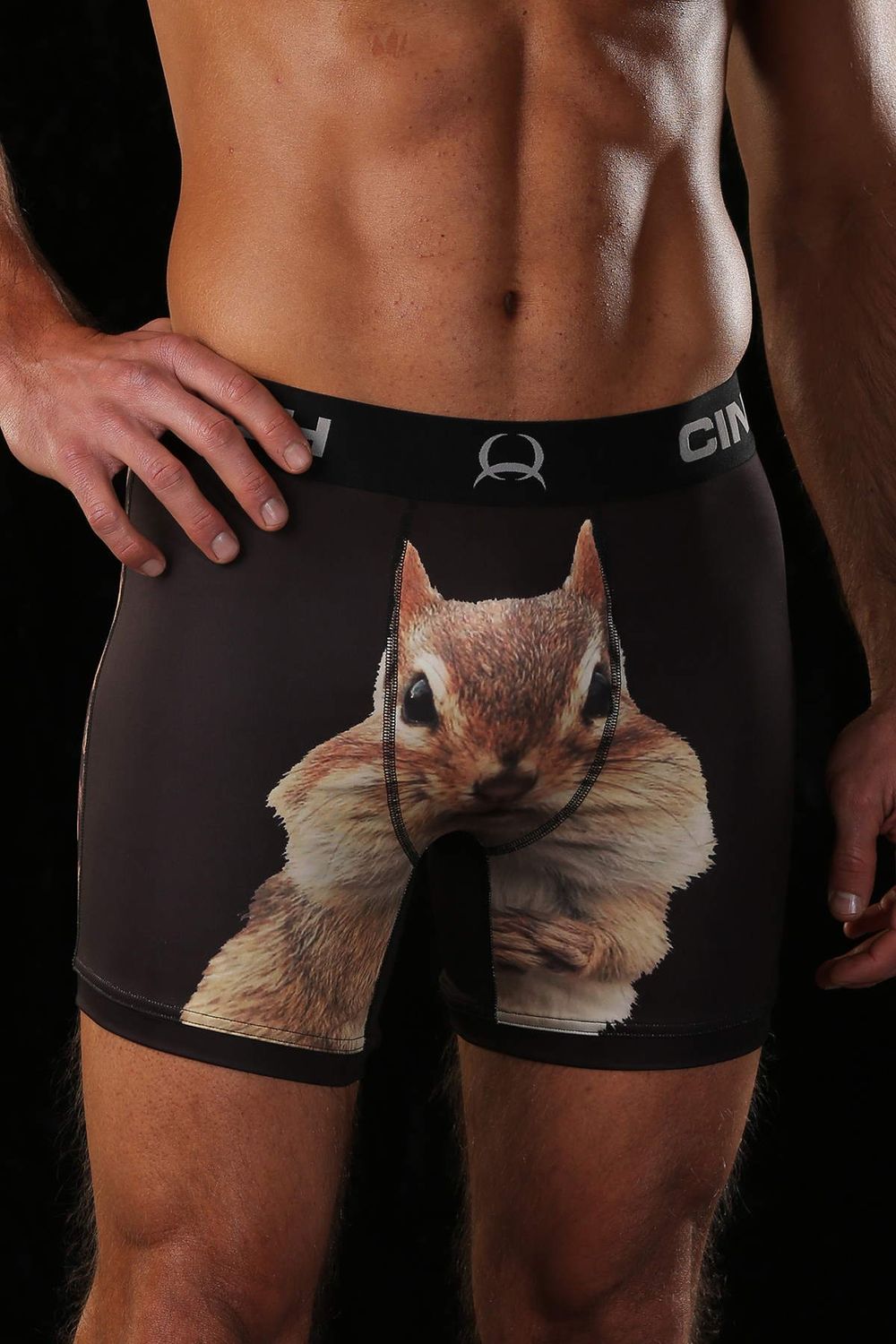 CINCH MEN'S 6" SQUIRREL BOXER BRIEF