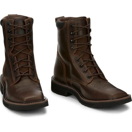 JUSTIN MEN'S "PULLEY" WORK BOOT