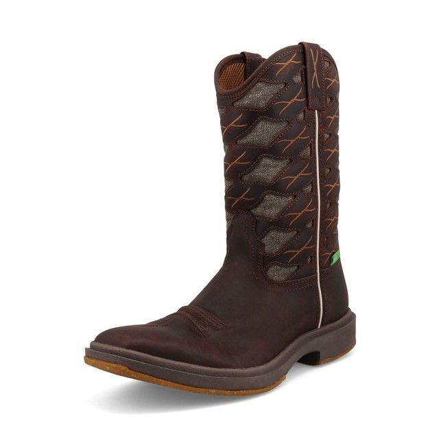 TWISTED X MEN'S WORK BOOT - DARK CHOCOLATE/ECO DUST